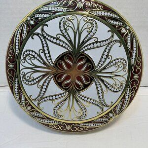 Vintage Daher Decorative Metal Round Tin